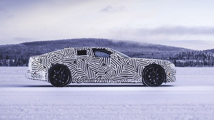 Aanstaande Jaguar GT begint aan extreme wintertests