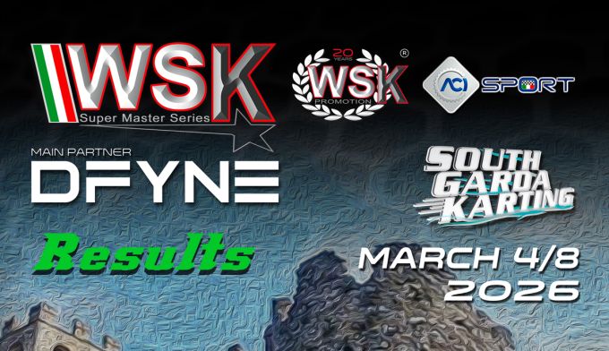 WSK Super Master Series bij South Garda Karting in Lonato